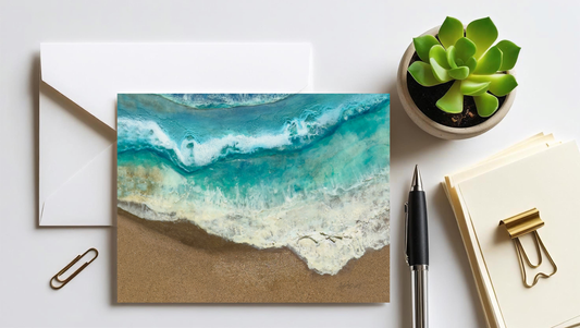 Barking Sands: Pack of 10 Note Cards (blank inside)