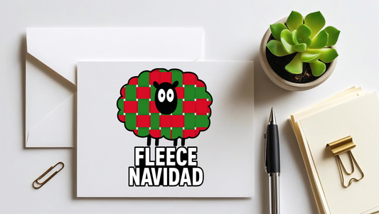 Fleece Navidad: Pack of 10 Note Cards (blank inside)