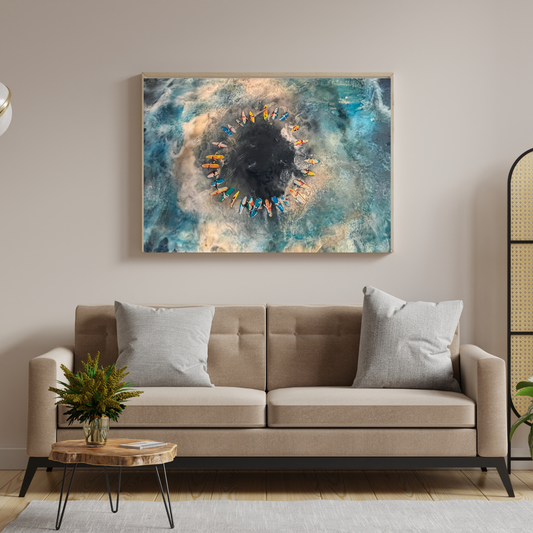 Paddle Out: Museum-Quality Matte Paper Wooden Framed Prints